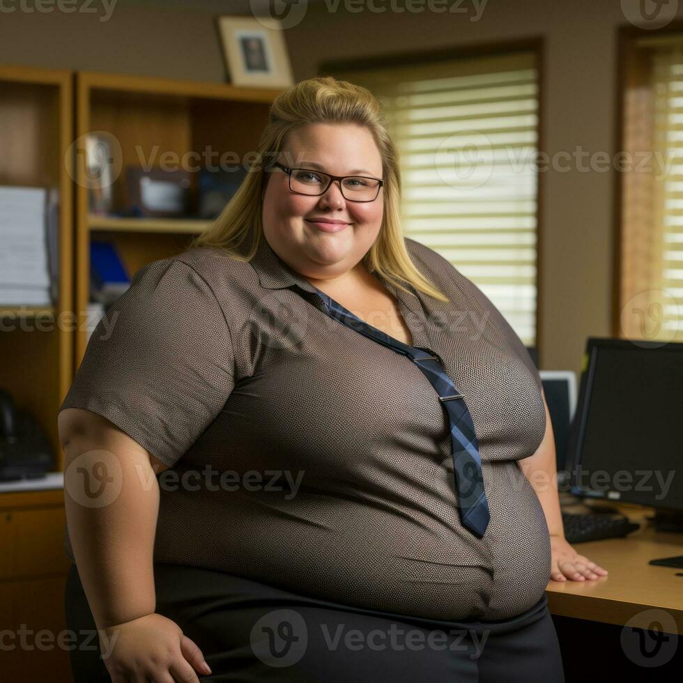 the woman is wearing a brown shirt generative ai photo