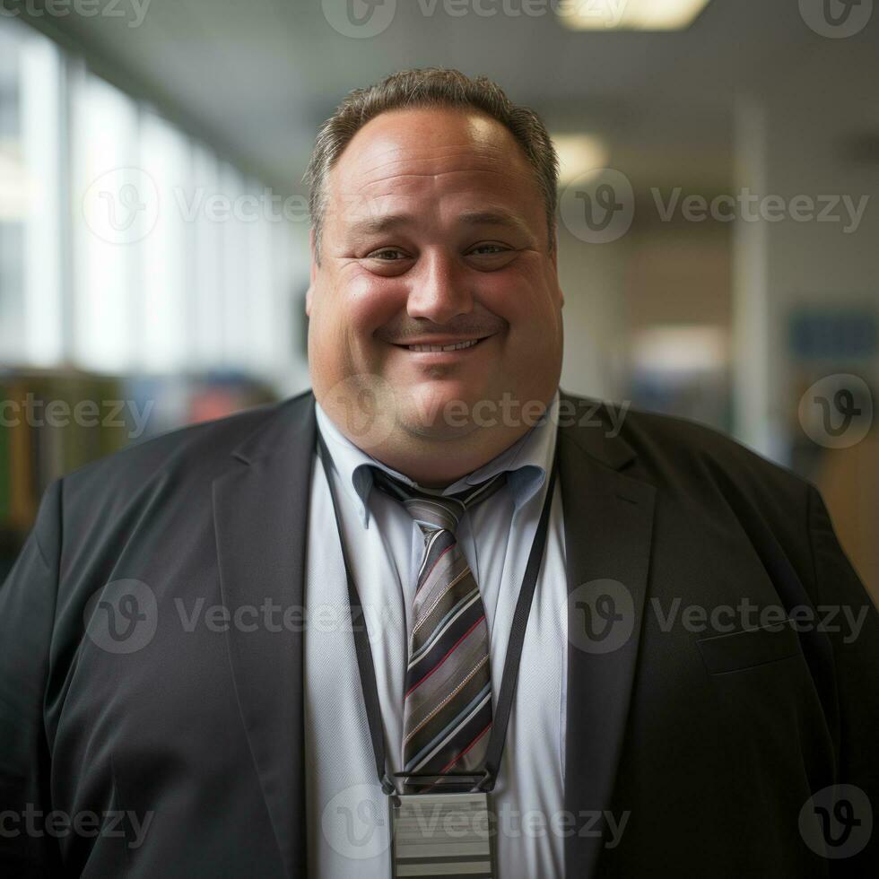 a man wearing a suit and tie generative ai photo