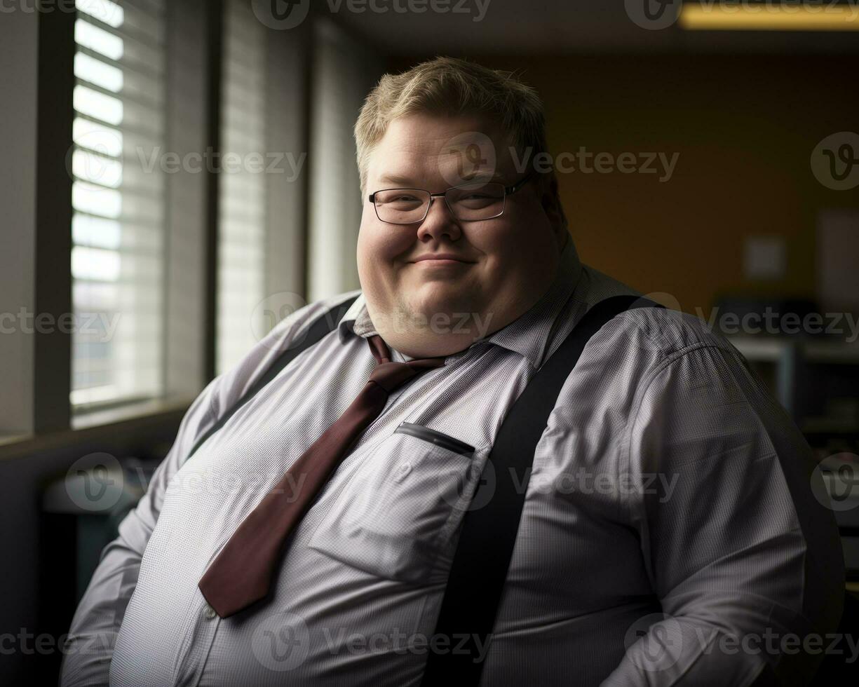 the man is wearing a shirt generative ai photo