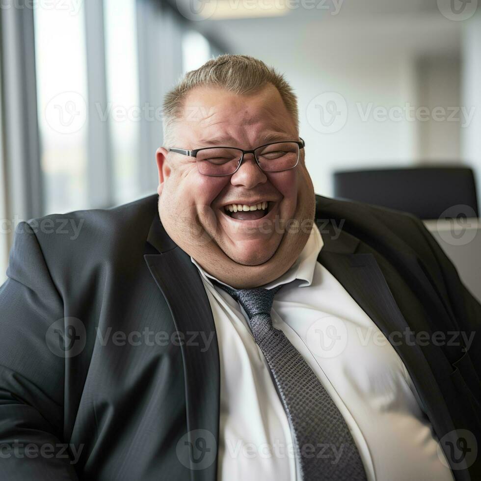 the man is wearing a suit generative ai photo