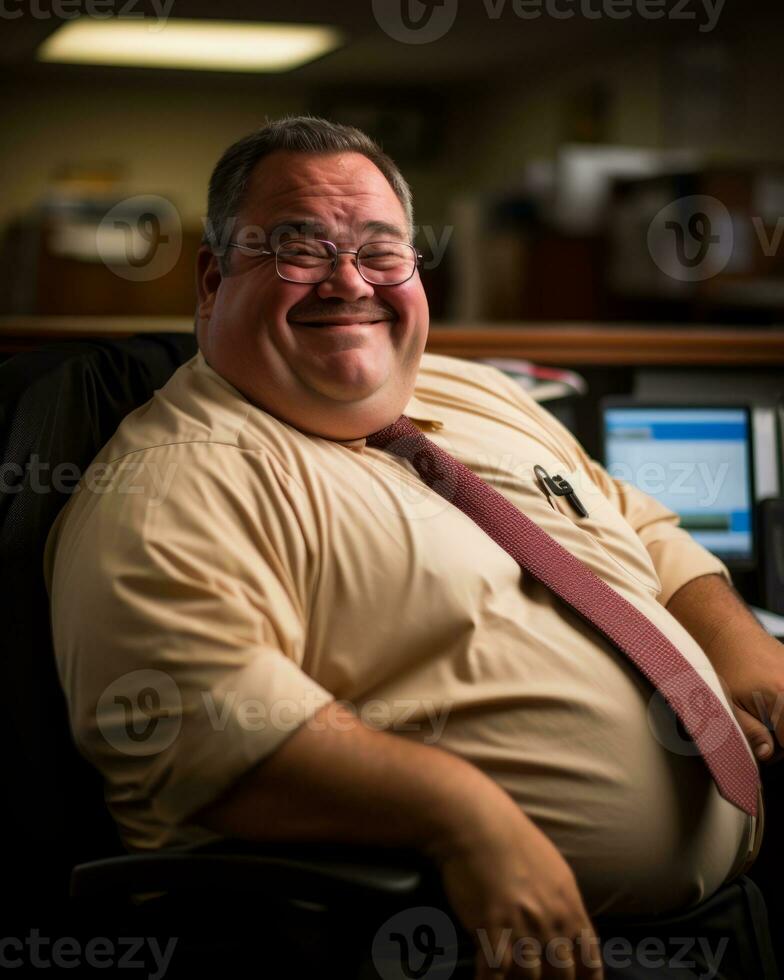 the man is wearing a tie generative ai photo