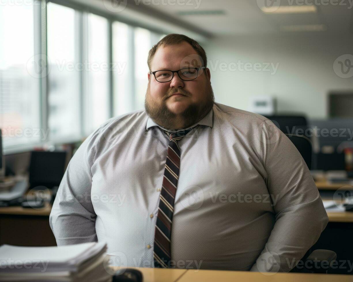 the man is wearing a tie generative ai photo