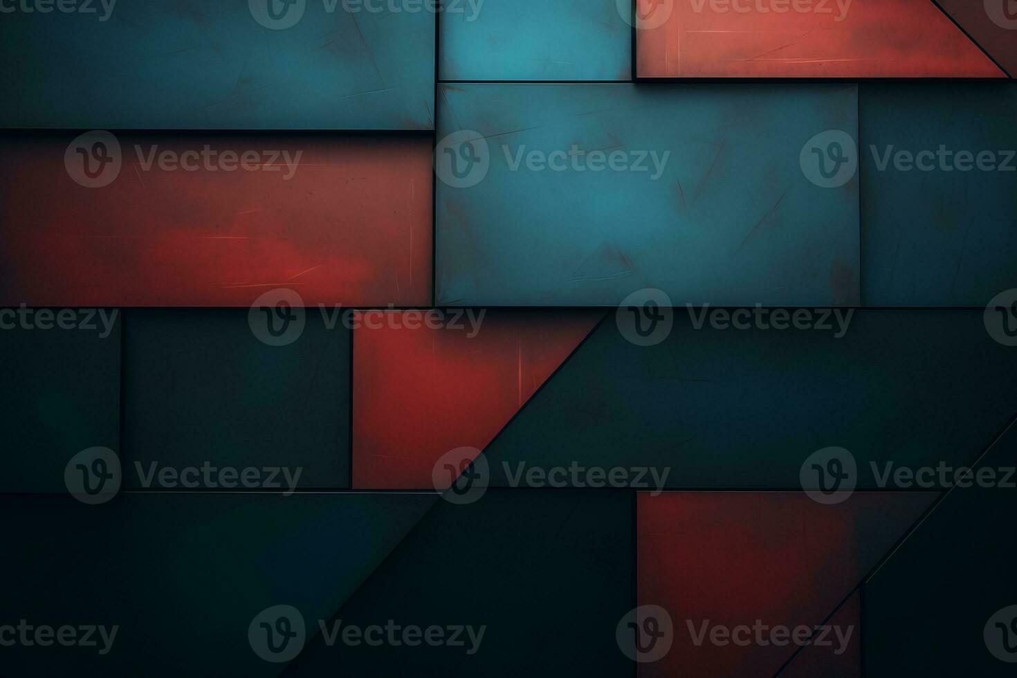 an abstract background with red blue and black squares generative ai photo