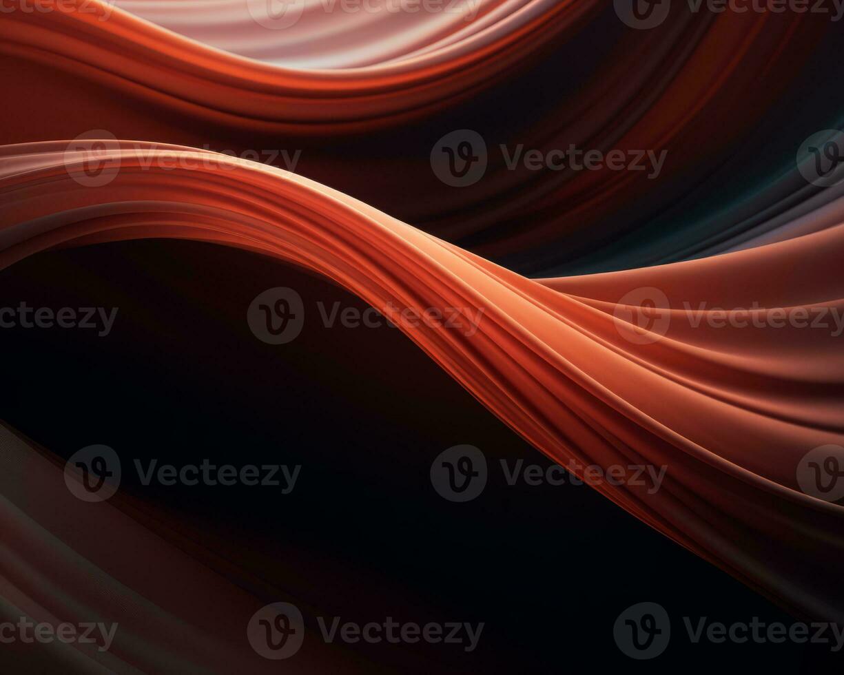 an abstract image of a red and black background generative ai photo