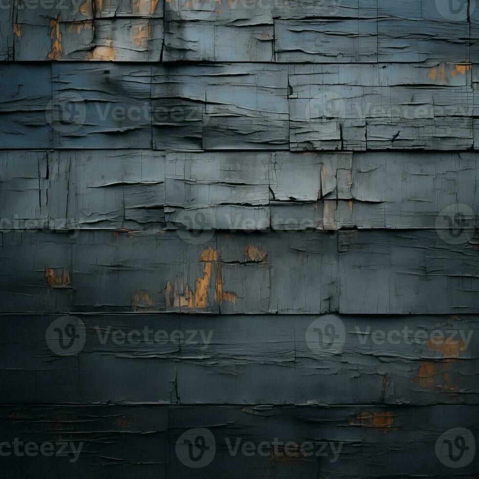 an old wooden wall with peeling paint generative ai photo