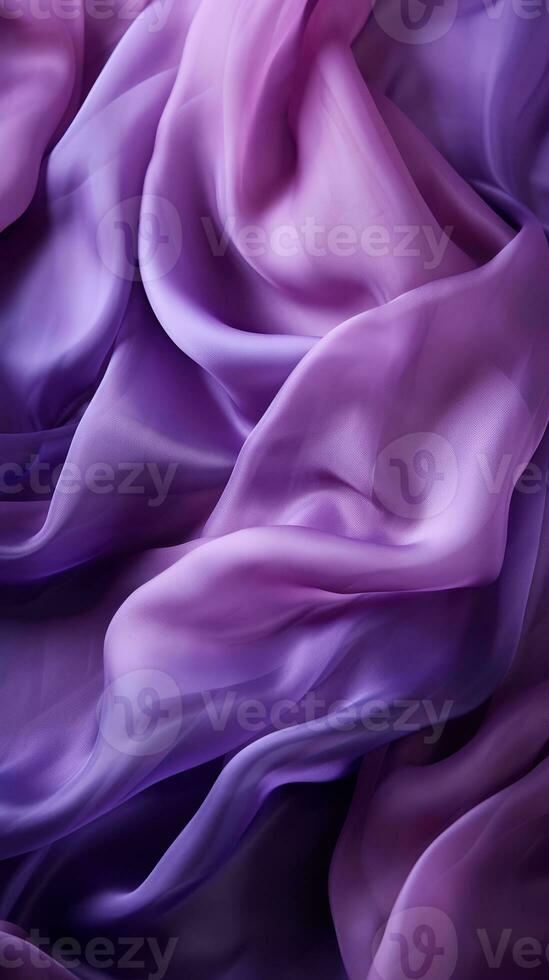 a close up image of a purple fabric generative ai photo