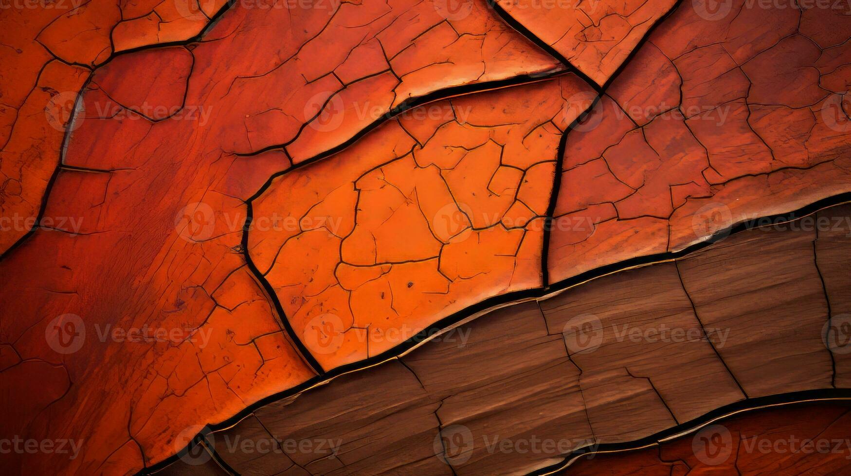 a close up of a piece of wood with a crack in it generative ai photo