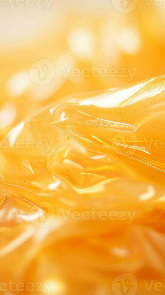 a close up of an orange plastic material generative ai photo