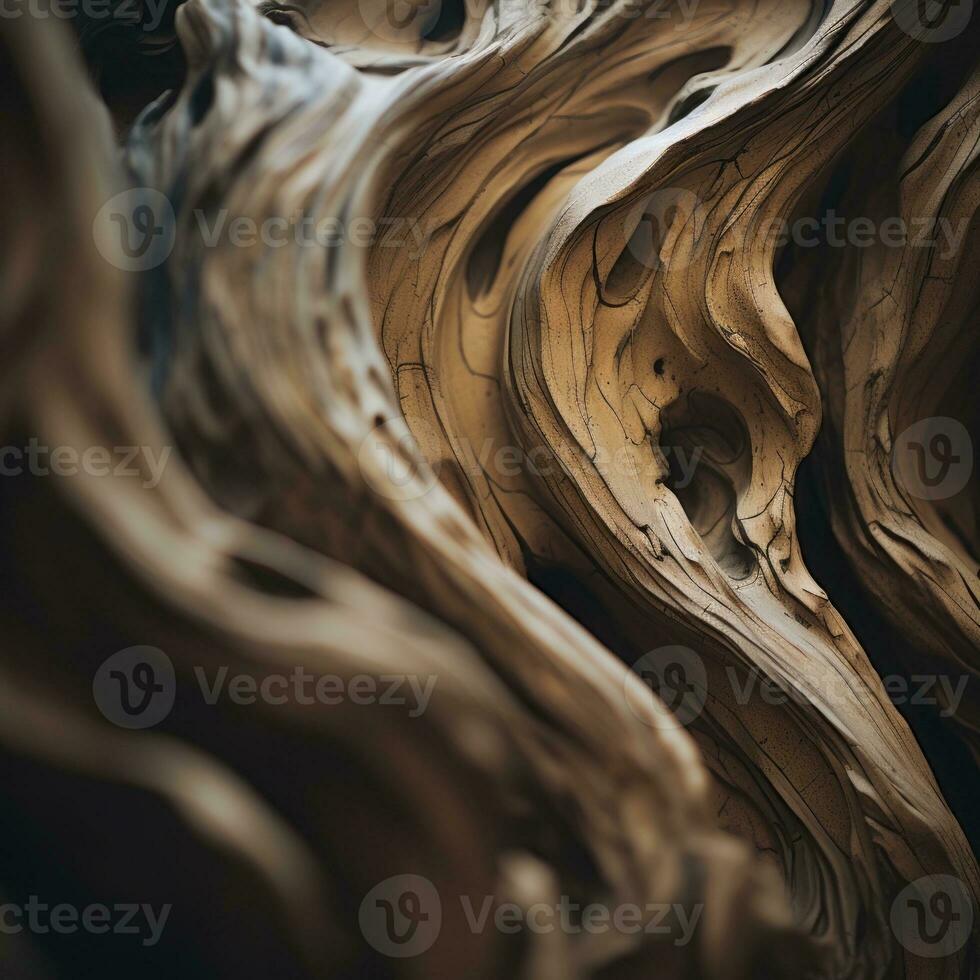 a close up photo of a tree trunk generative ai