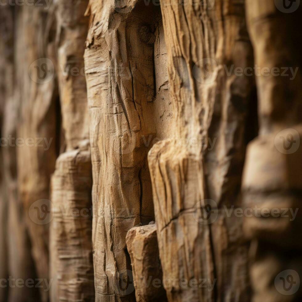 a close up view of a rock wall generative ai photo