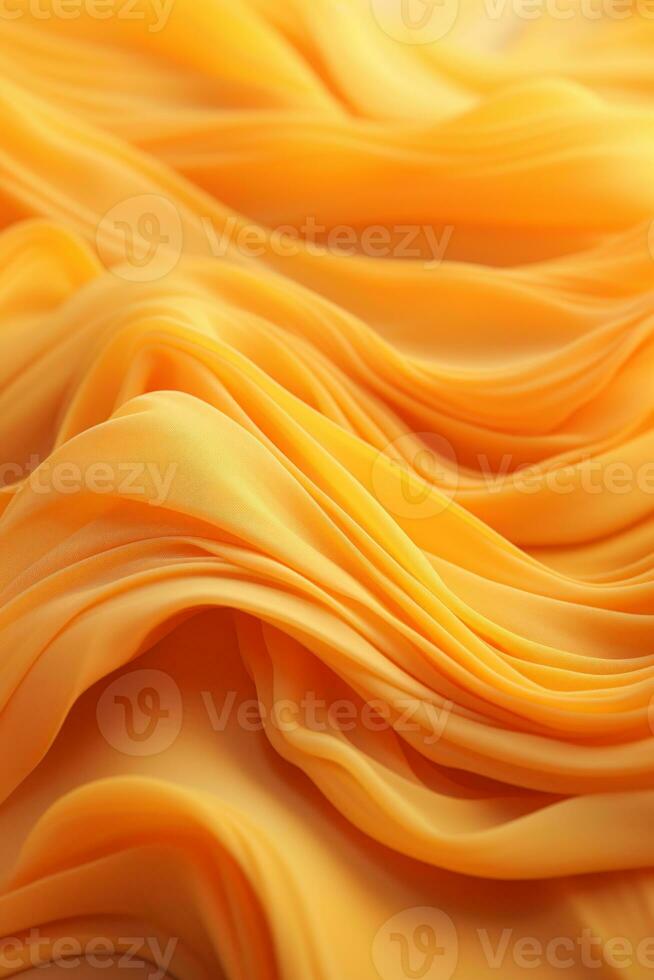 a close up view of an orange fabric generative ai photo