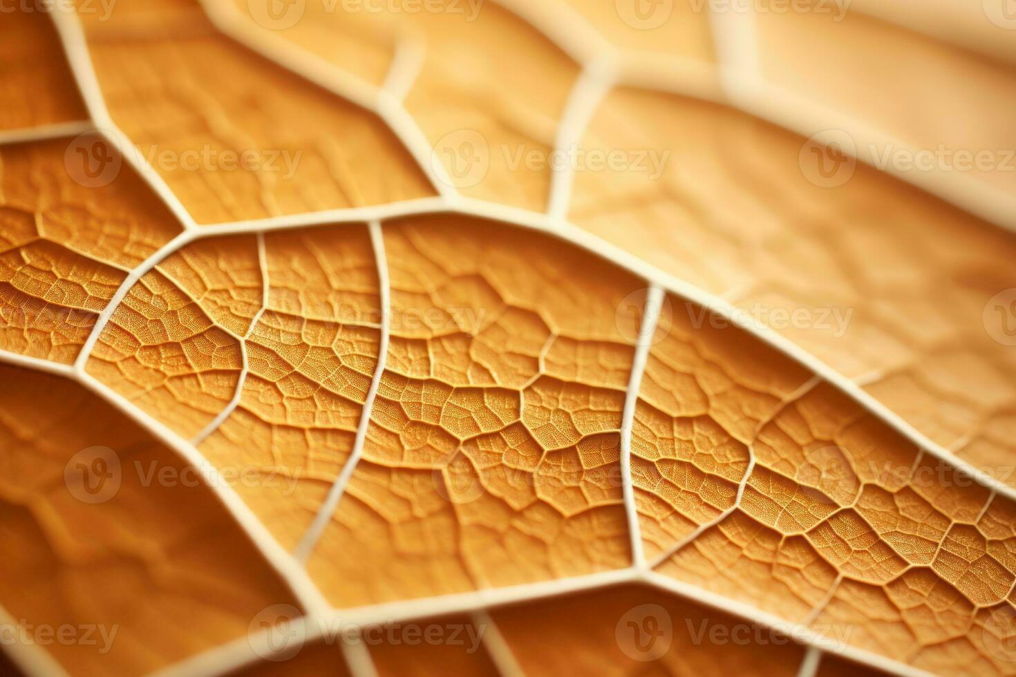 a close up view of the surface of an orange leaf generative ai photo