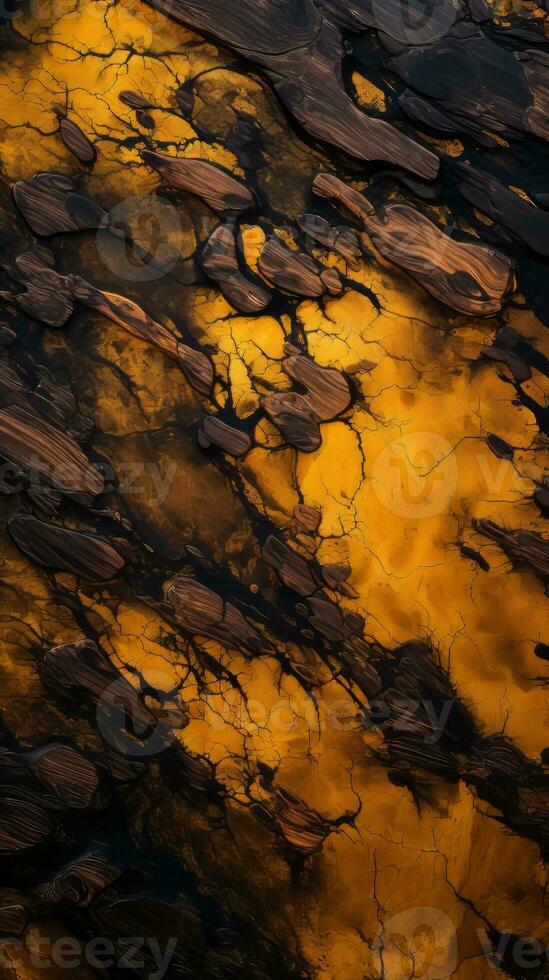 a close up view of the surface of the water generative ai photo