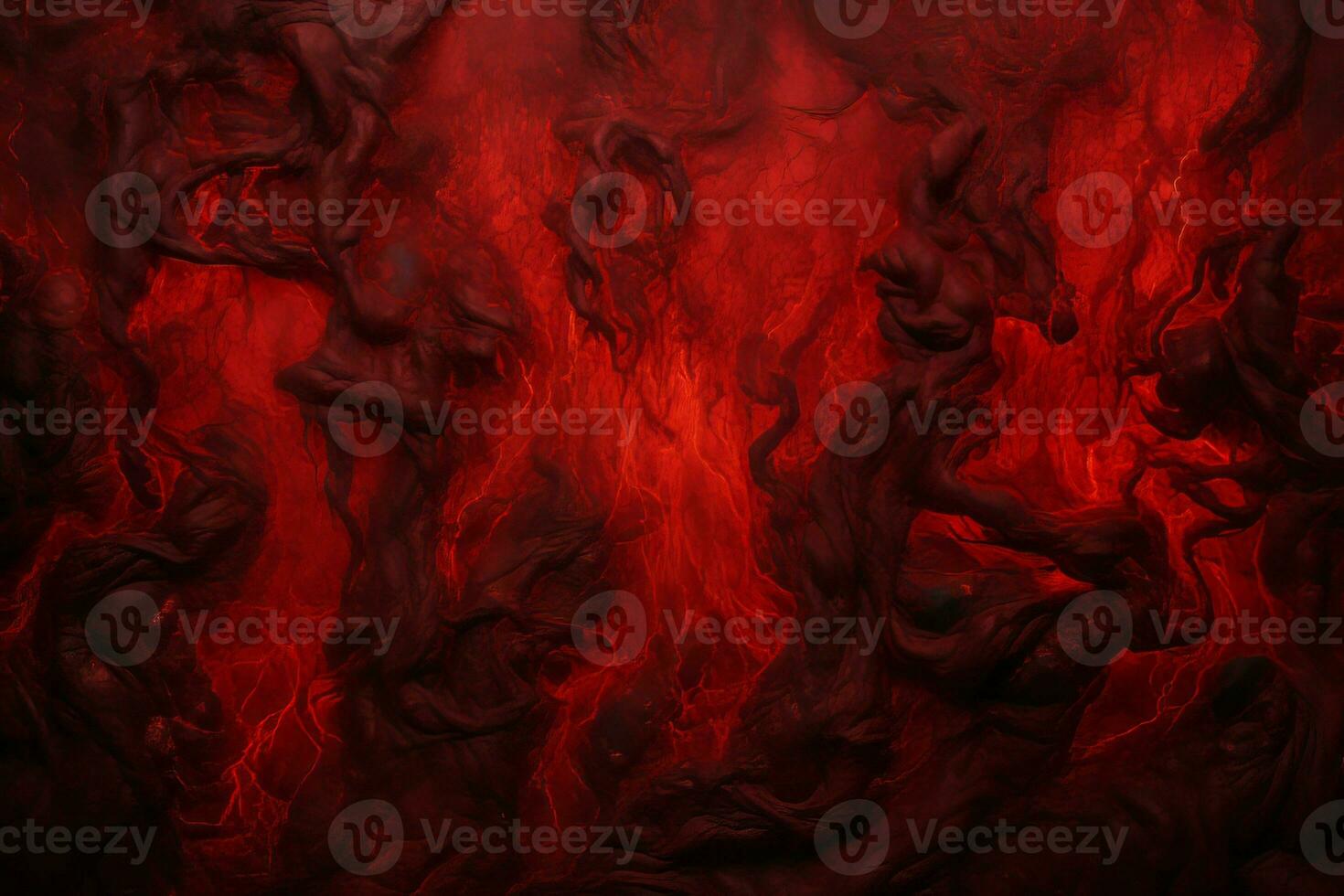 a painting of red and black flames on a black background generative ai photo