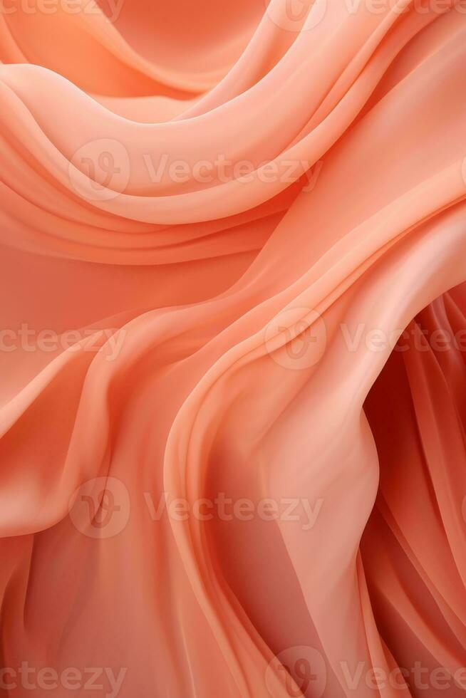 an abstract image of a pink silk fabric generative ai photo