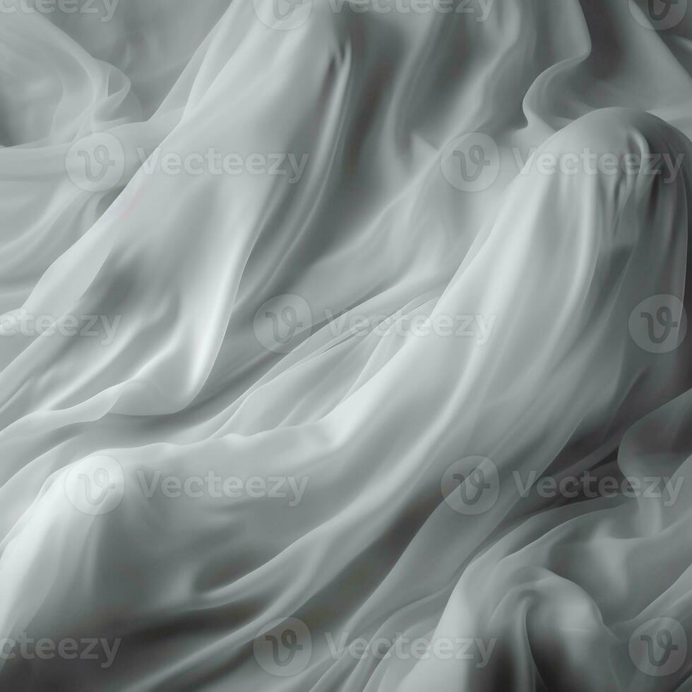 an abstract image of a woman in a white dress generative ai photo