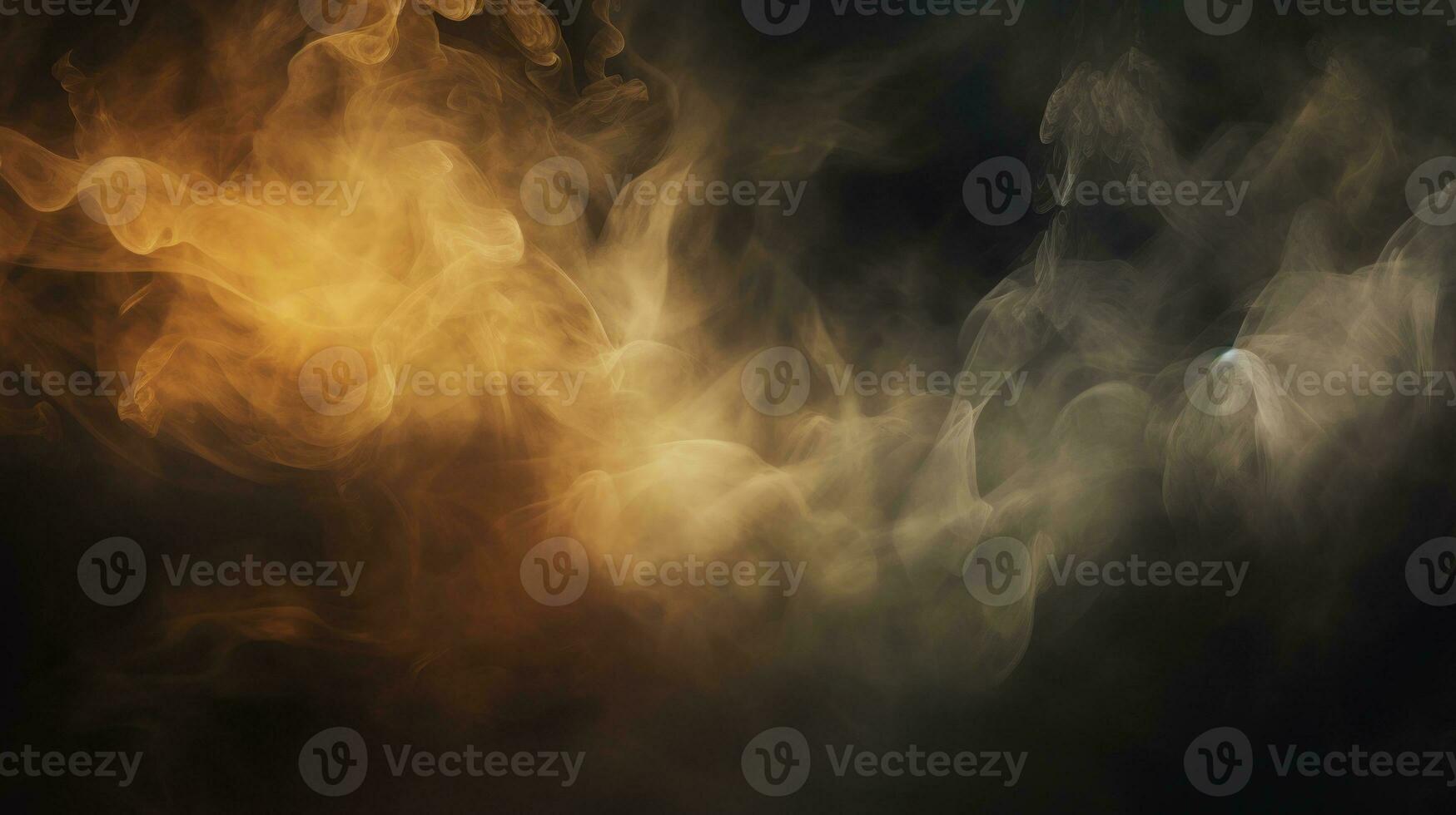 an abstract image of smoke on a black background generative ai photo