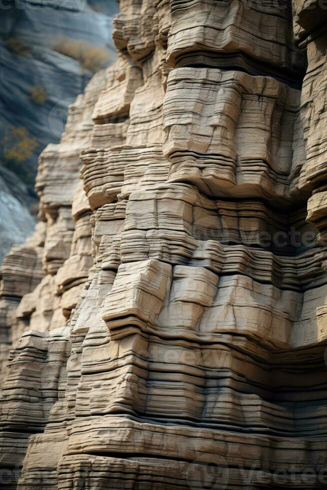 an image of a rock formation in the desert generative ai photo
