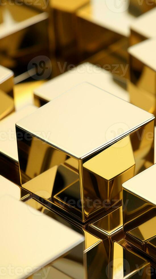 many gold bars are stacked together in a pile generative ai photo