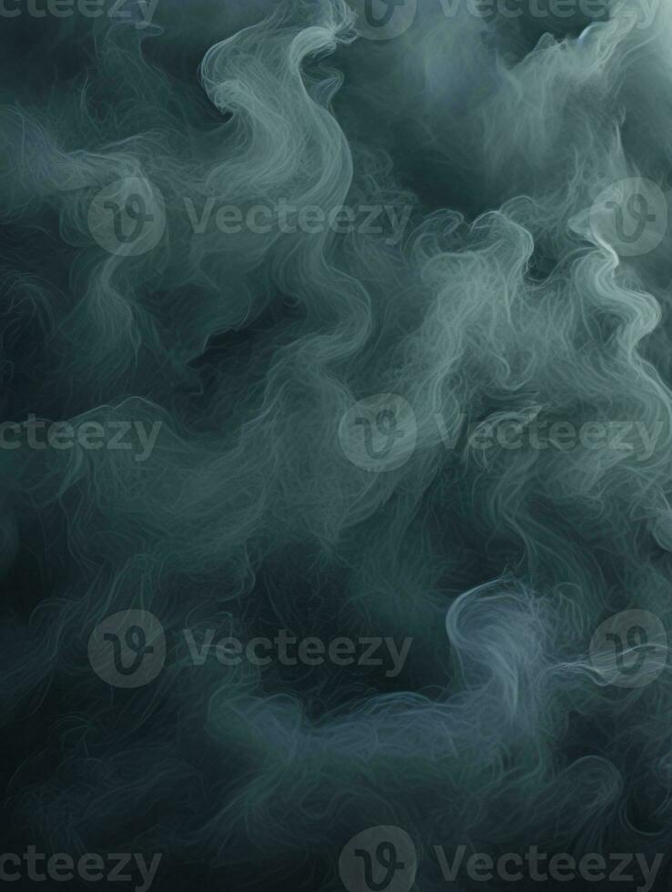 smoke on a black background generative ai photo