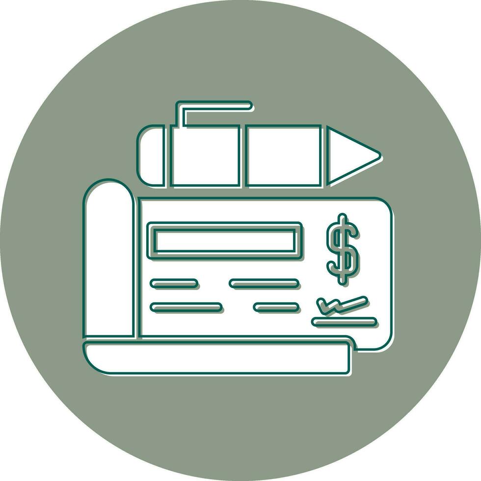 Checkbook Vector Icon