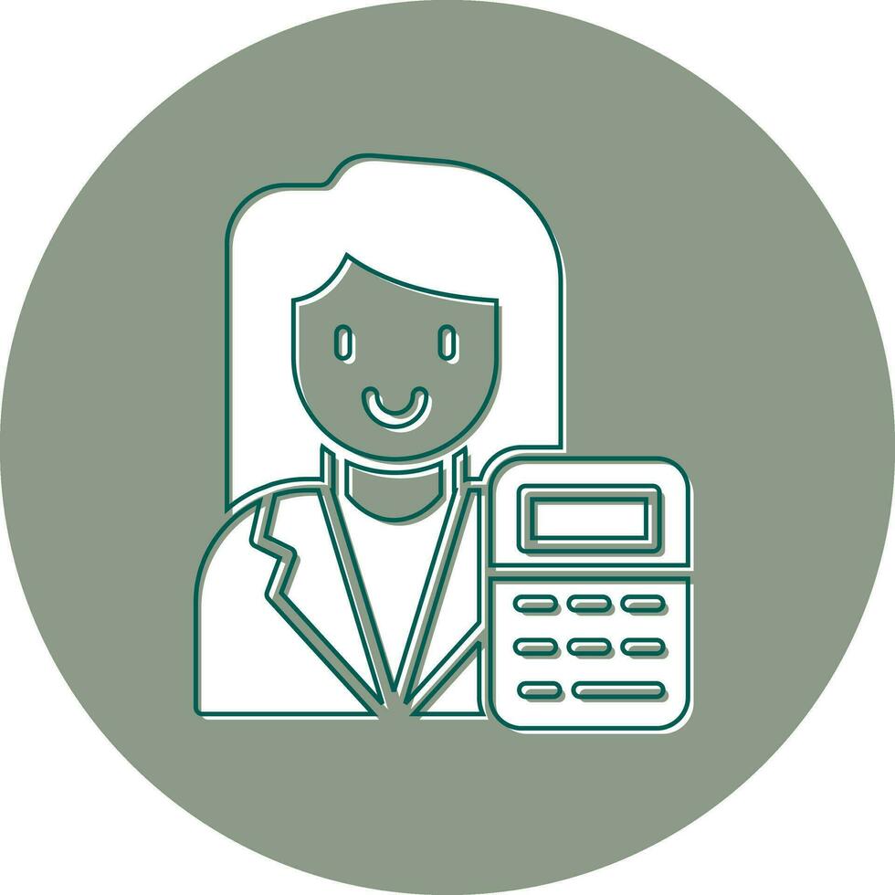 Accountant Vector Icon