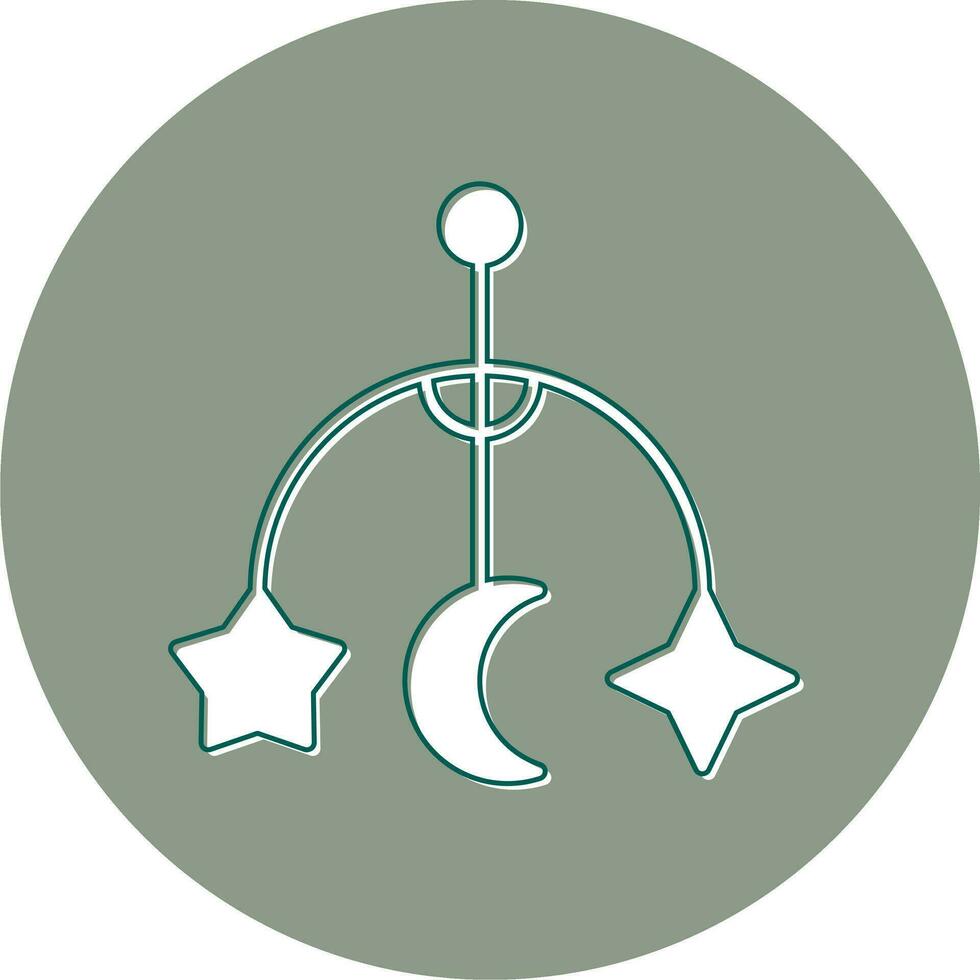 Crib Toy Vector Icon
