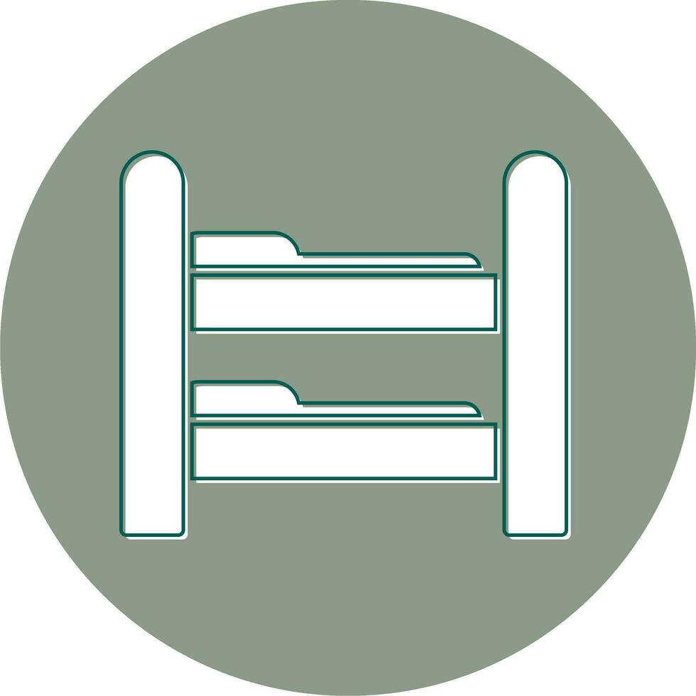 Bunk Bed Vector Icon