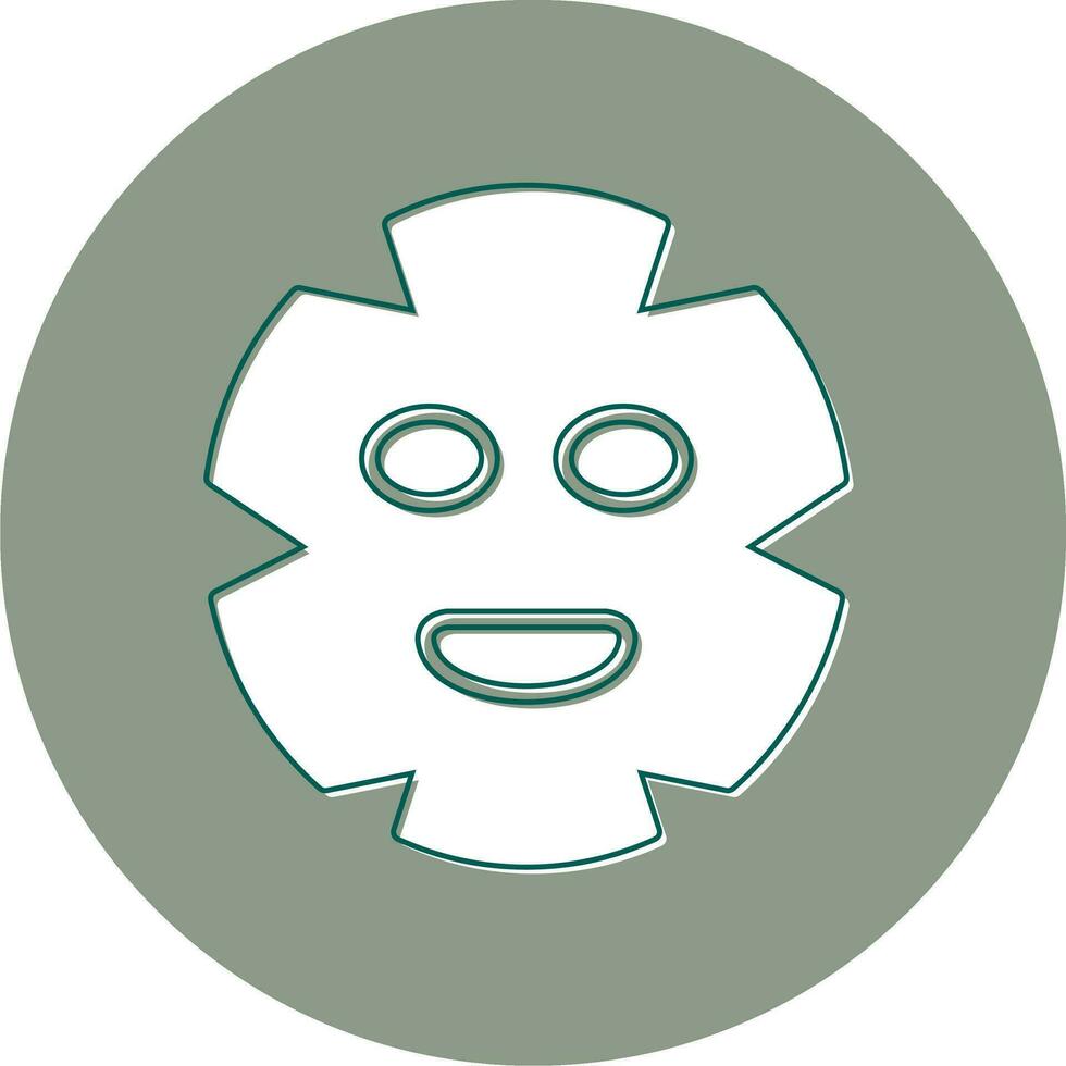 icono de vector de máscara facial