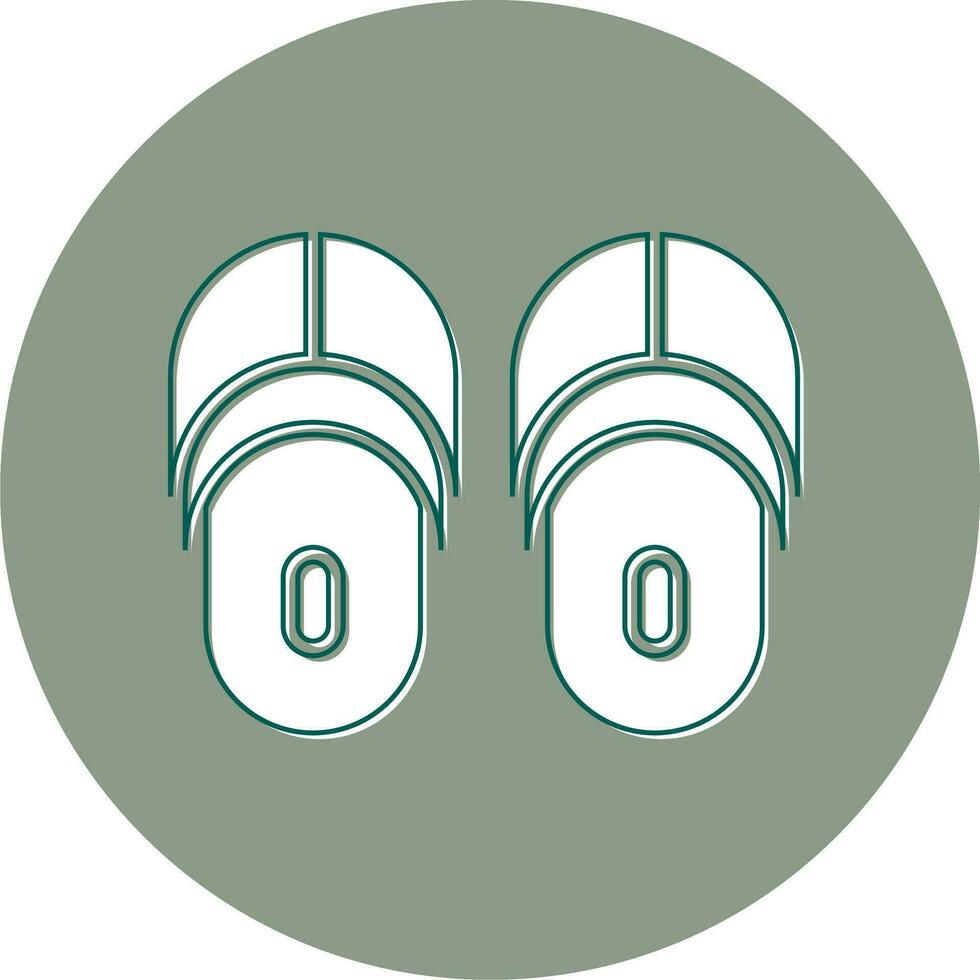 Slippers Vector Icon
