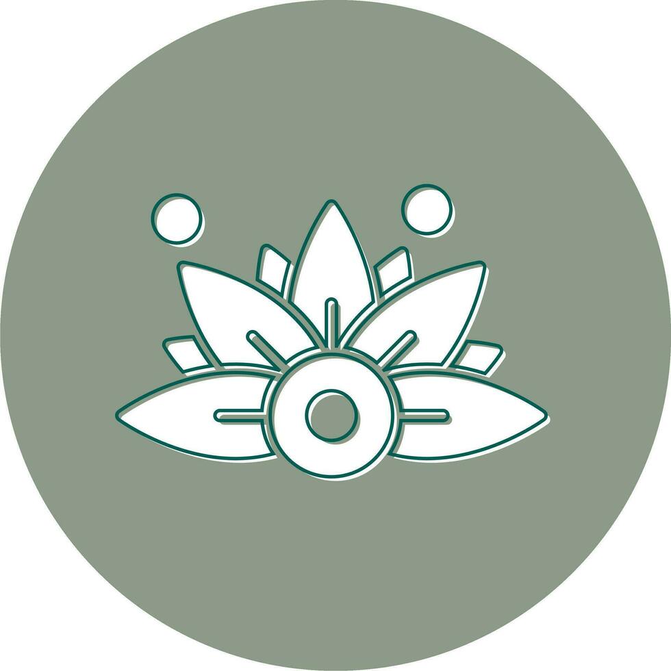 icono de vector de flor de loto