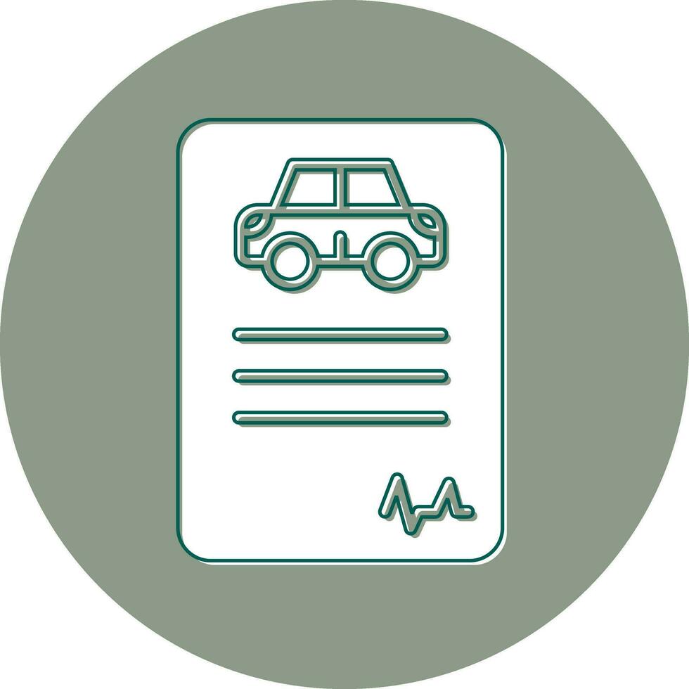 Driving License Vector Icon