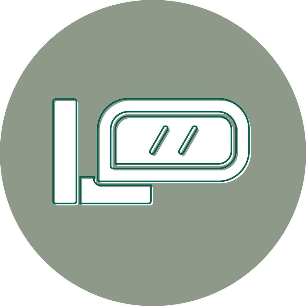 Side Mirror Vector Icon