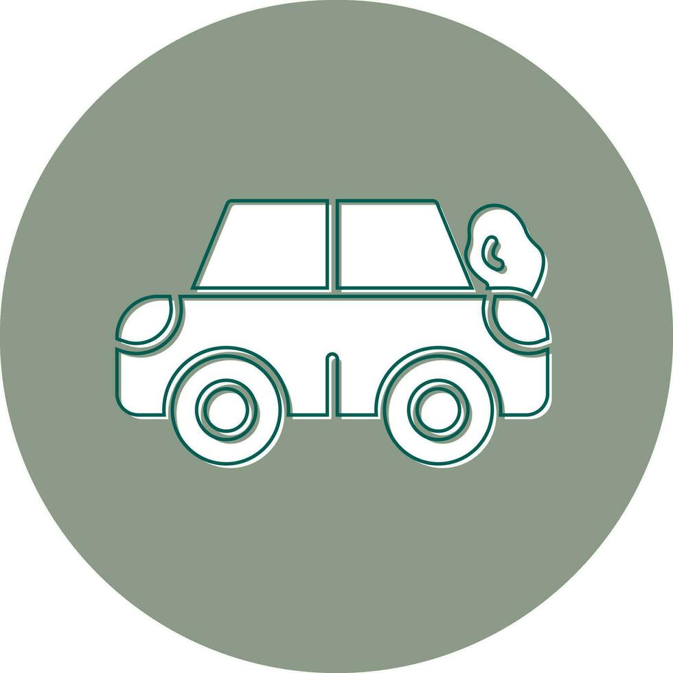 Broken Car Vector Icon
