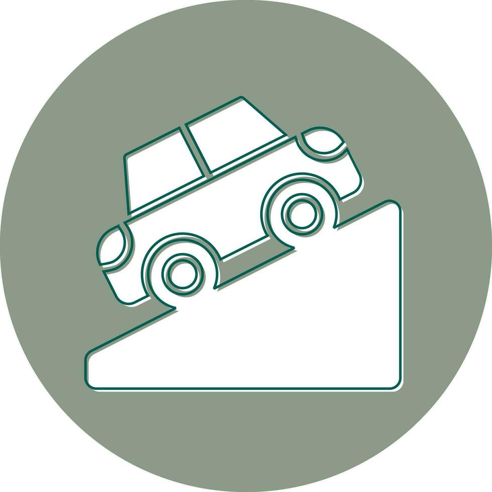 Uphill Vector Icon