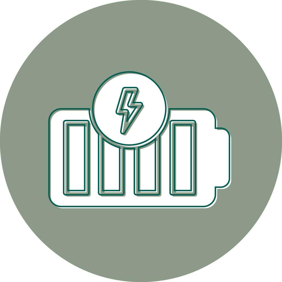 Full Battery Vector Icon