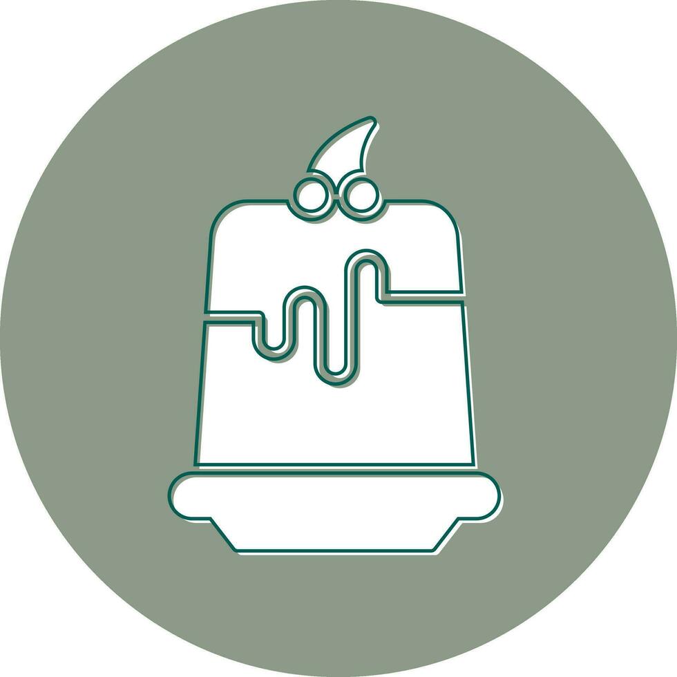 Pudding Vector Icon