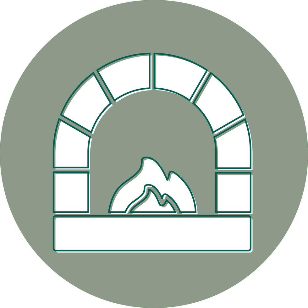 Stone Oven Vector Icon