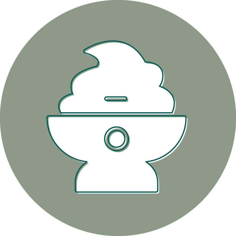 Cream Vector Icon