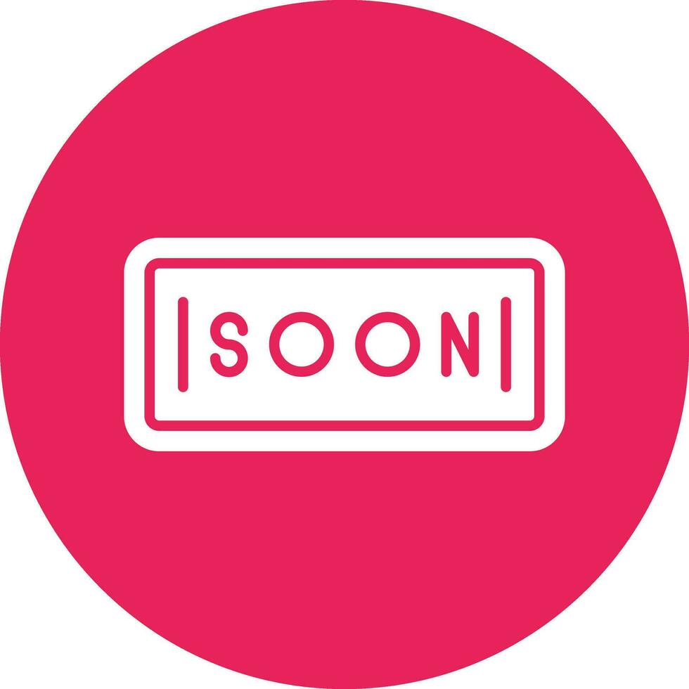 Soon Vector Icon