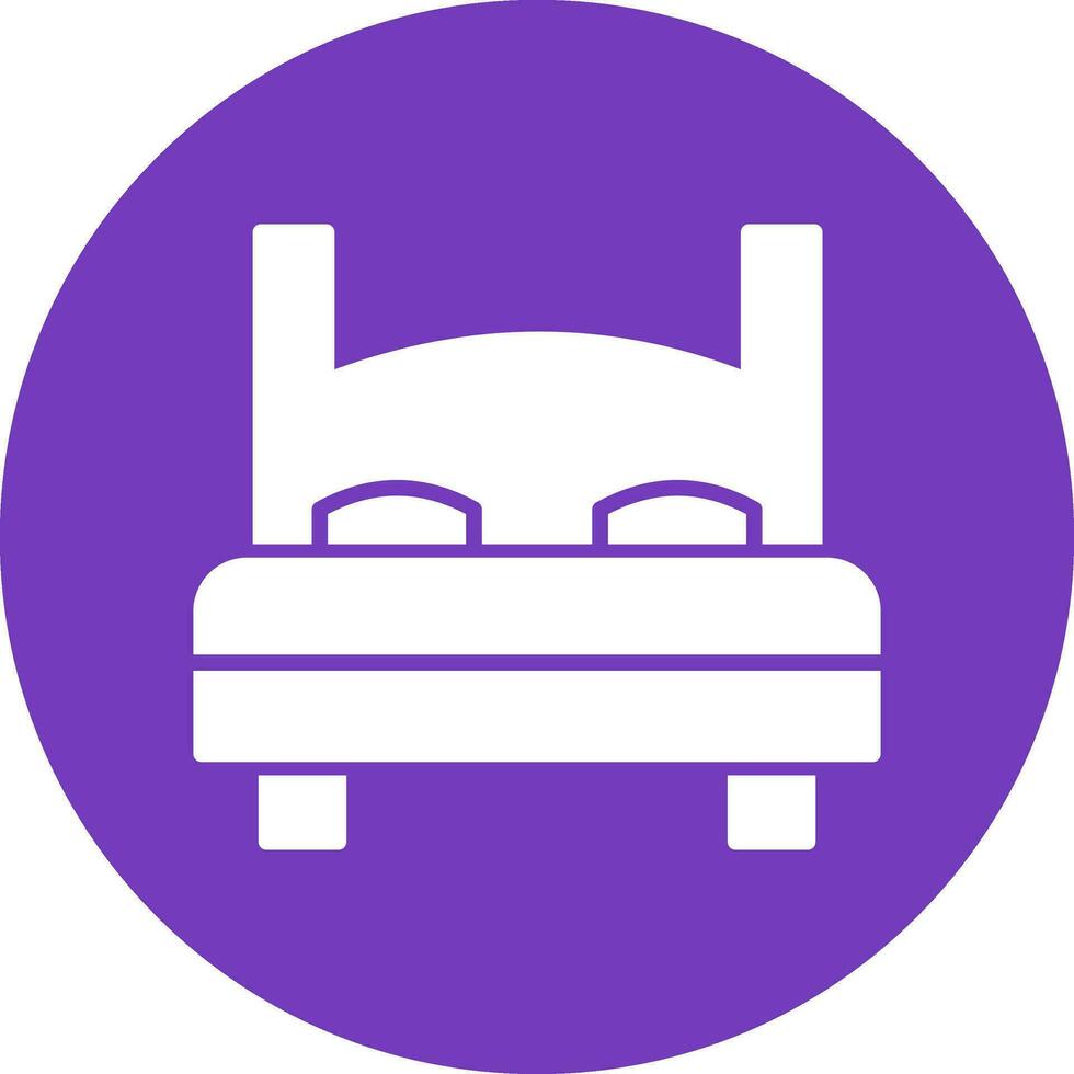 Double Bed Vector Icon