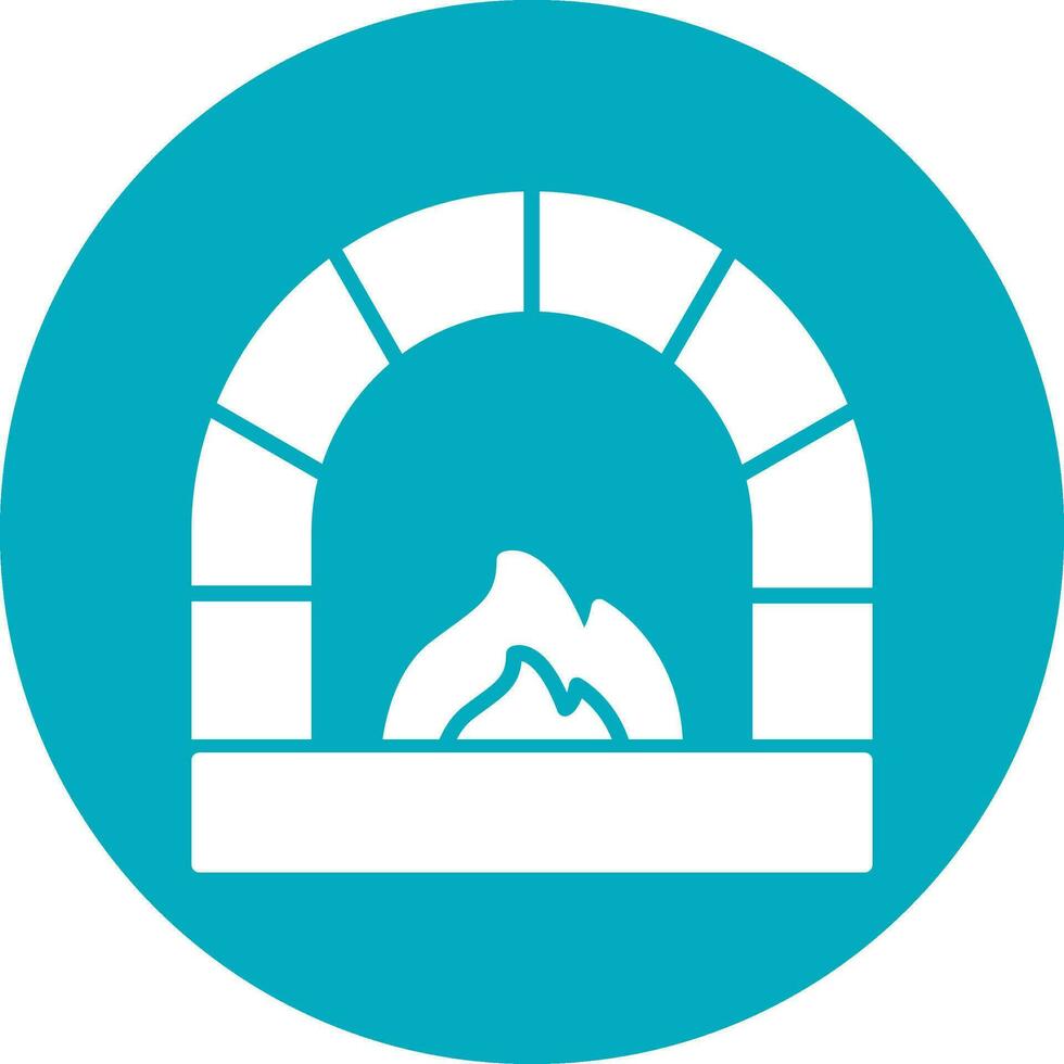Stone Oven Vector Icon