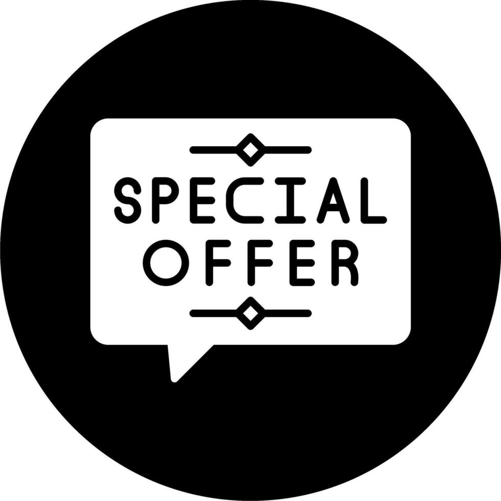 especial oferta vector icono