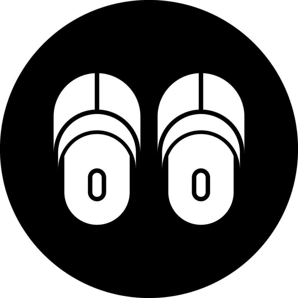 icono de vector de zapatillas