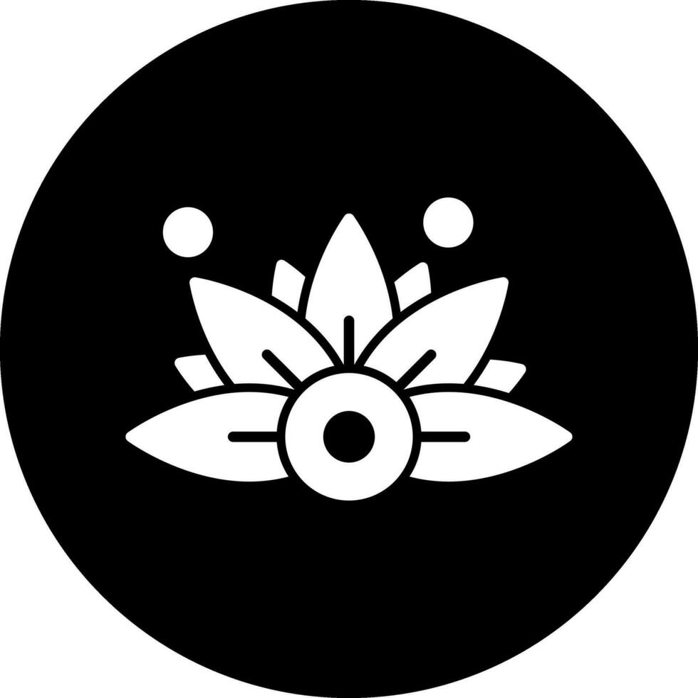 icono de vector de flor de loto