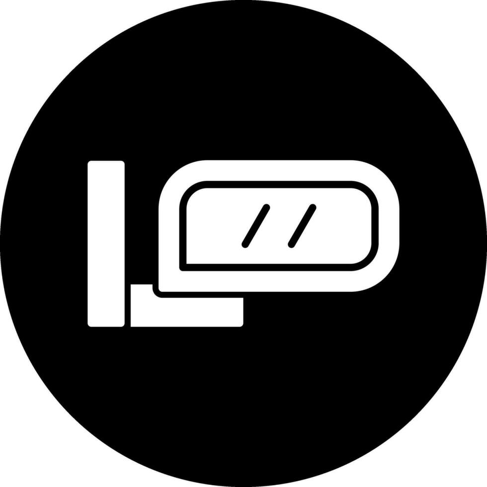 Side Mirror Vector Icon