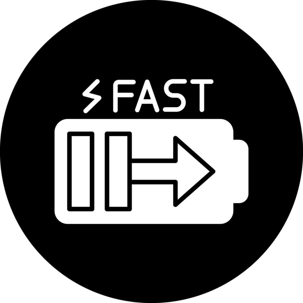 Fast Charge Vector Icon