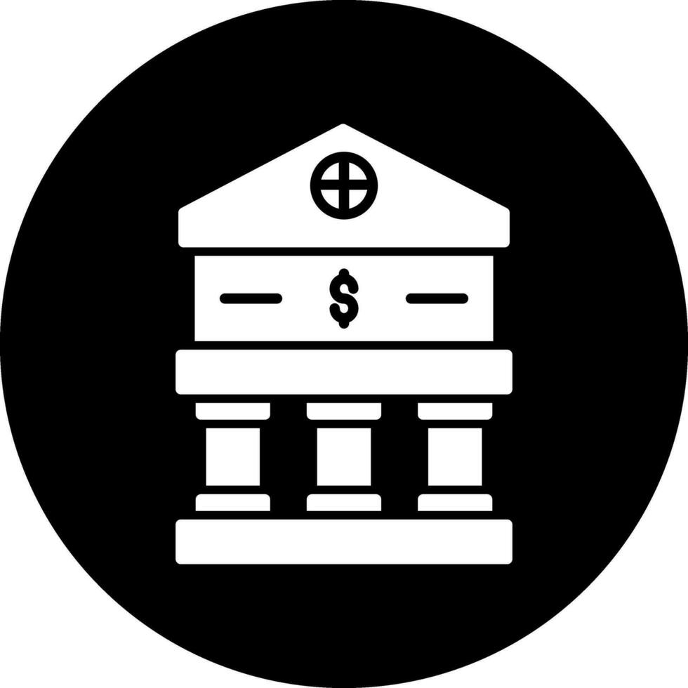 icono de vector de banco