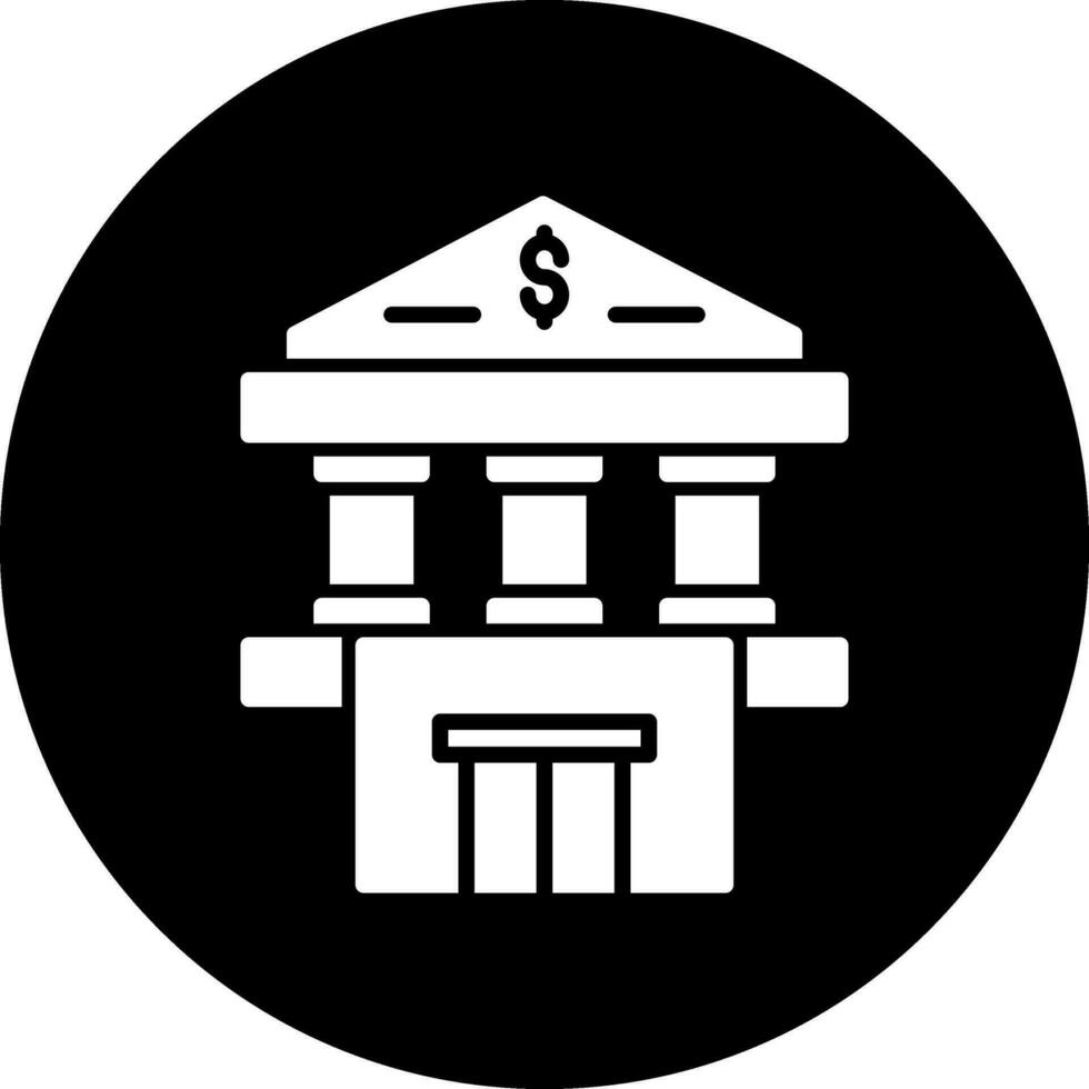 icono de vector de banco