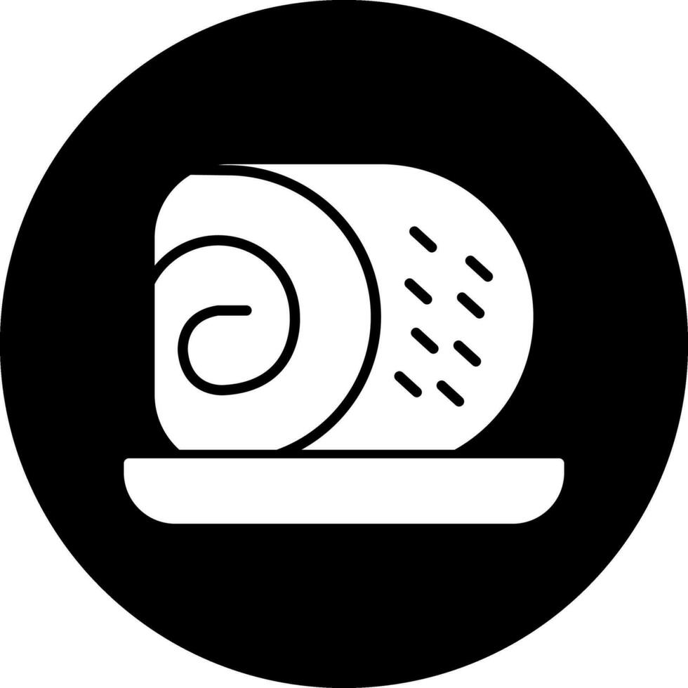 Roll Cake Vector Icon